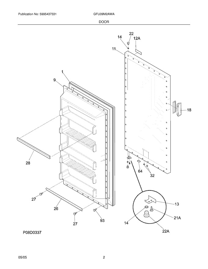 Diagram for GFU09M2AWA