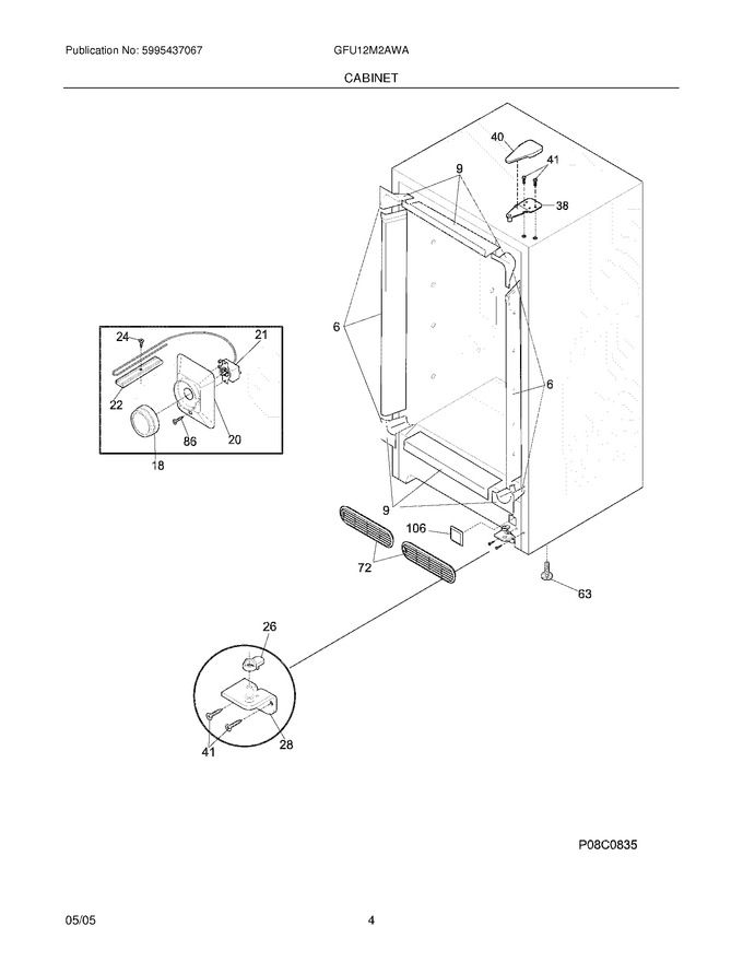Diagram for GFU12M2AWA