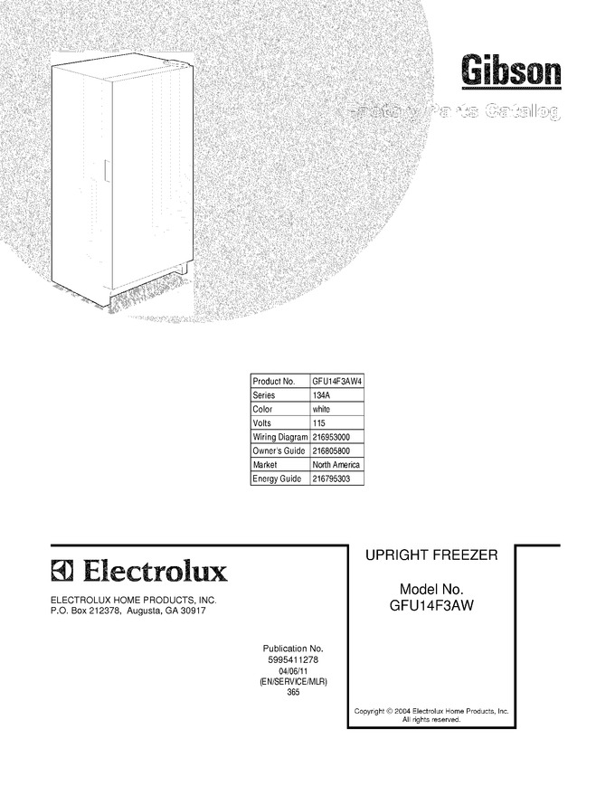 Diagram for GFU14F3AW4