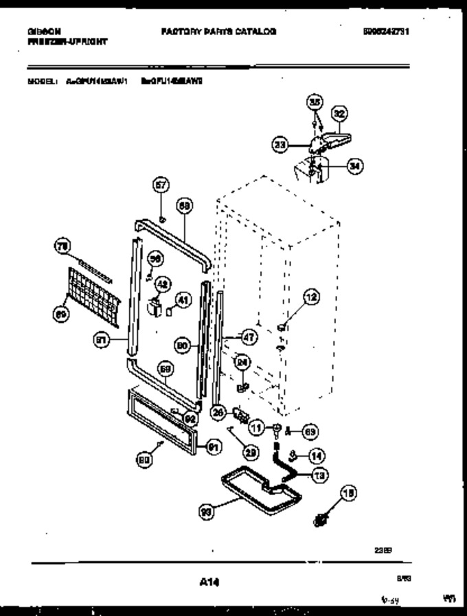 Diagram for GFU14M3AW2