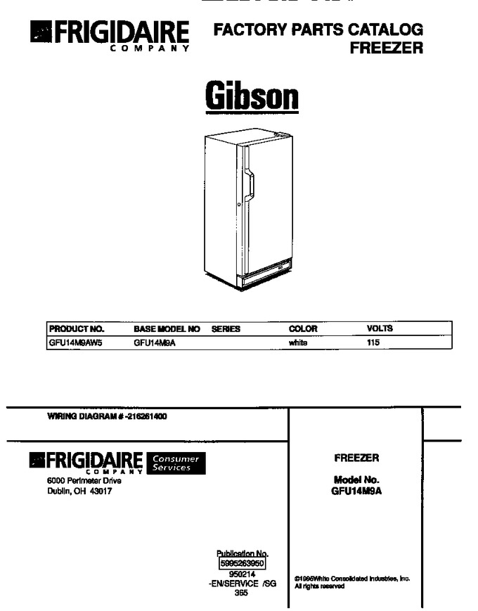 Diagram for GFU14M9AW5