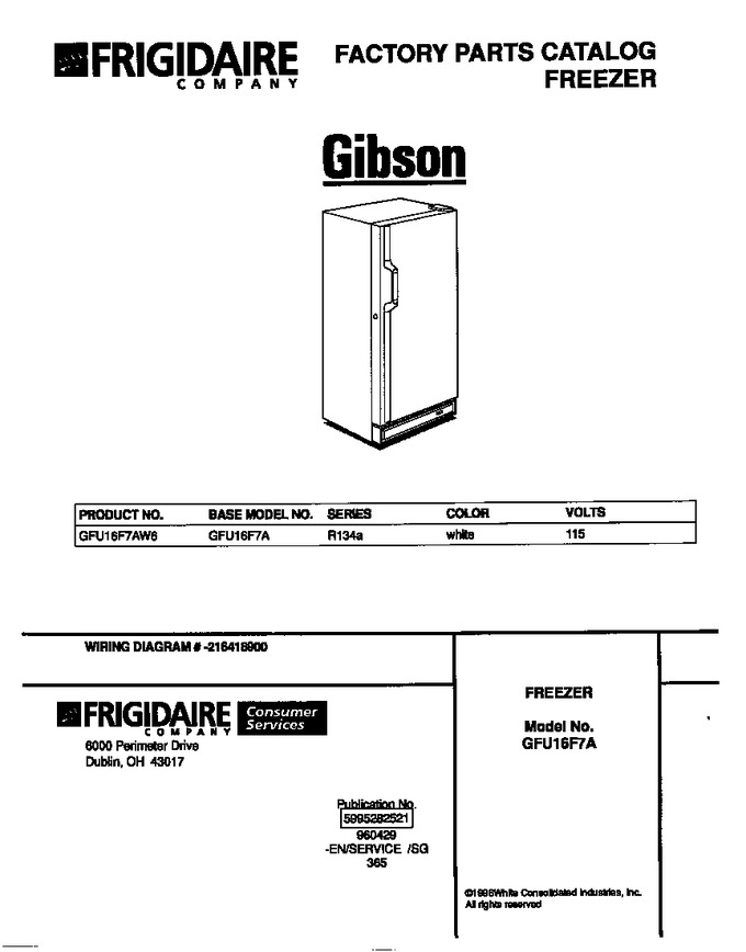 Diagram for GFU16F7AW6
