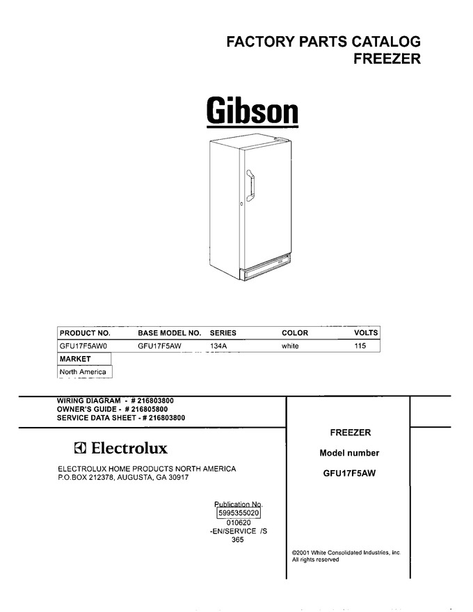 Diagram for GFU17F5AW0