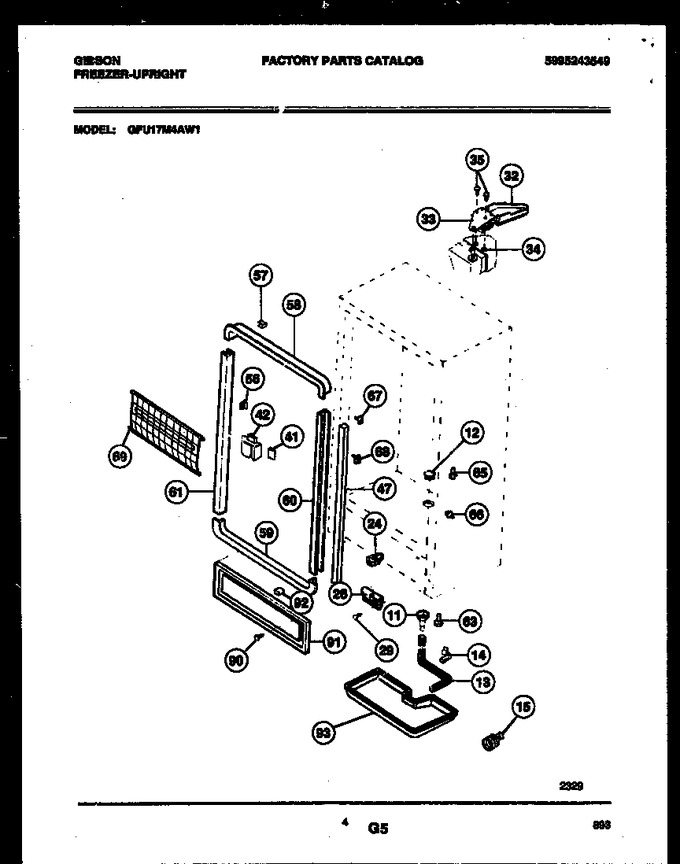 Diagram for GFU17M4AW1