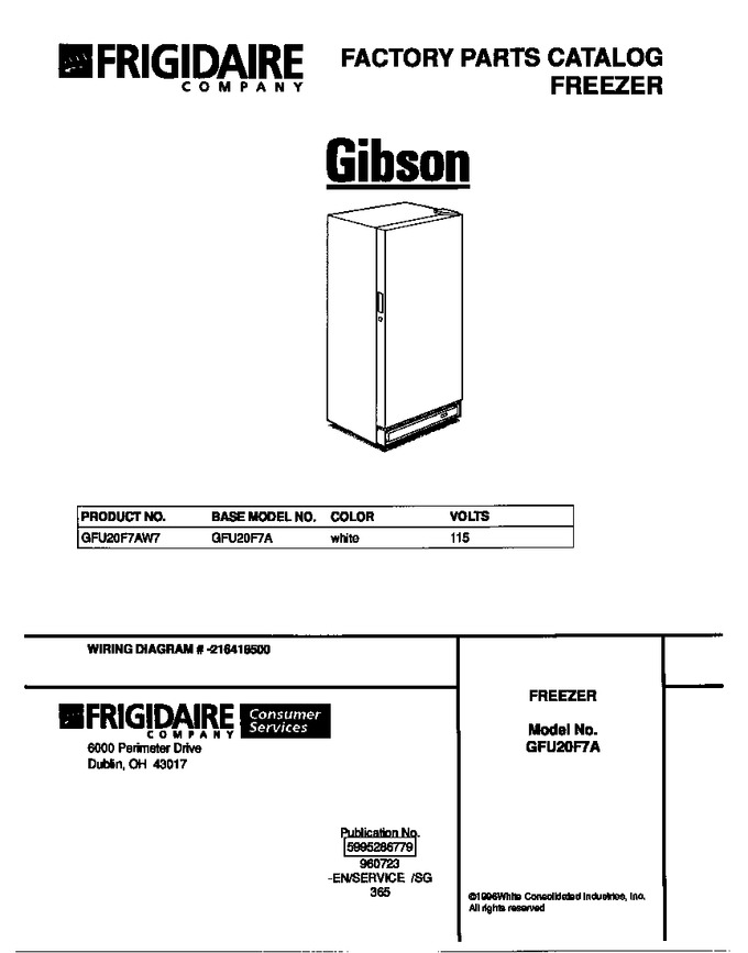 Diagram for GFU20F7AW7