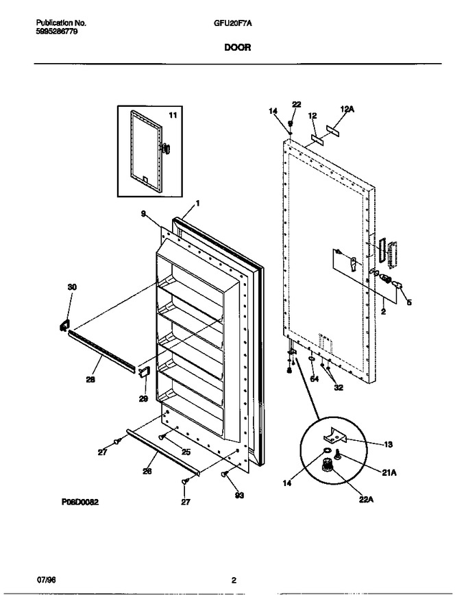 Diagram for GFU20F7AW7