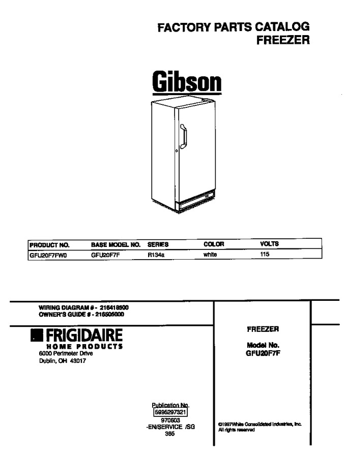 Diagram for GFU20F7FW0