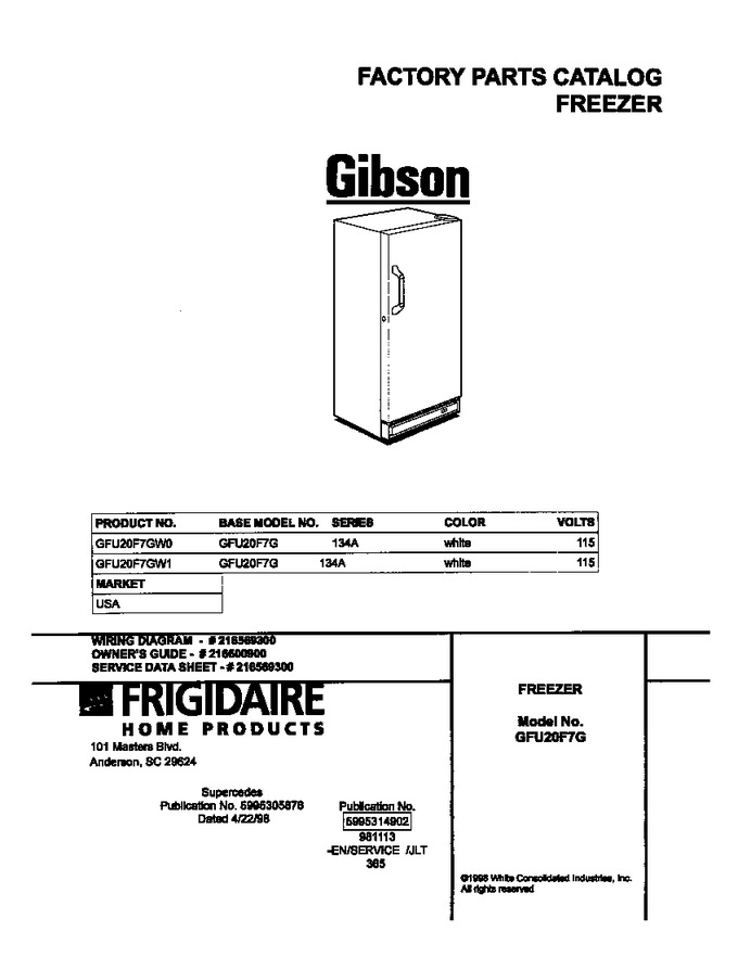 Diagram for GFU20F7GW0