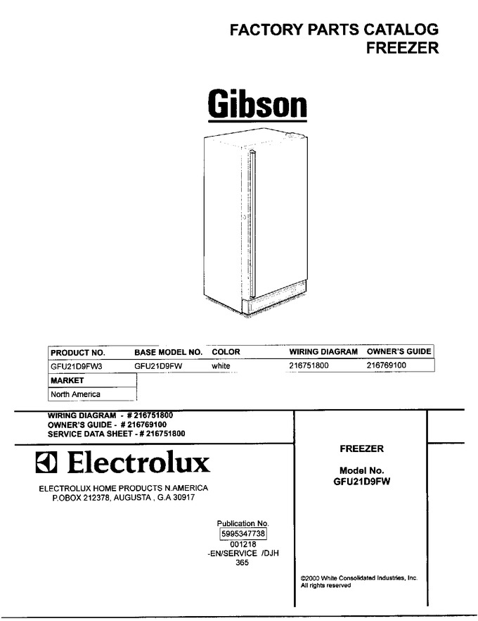 Diagram for GFU21D9FW3
