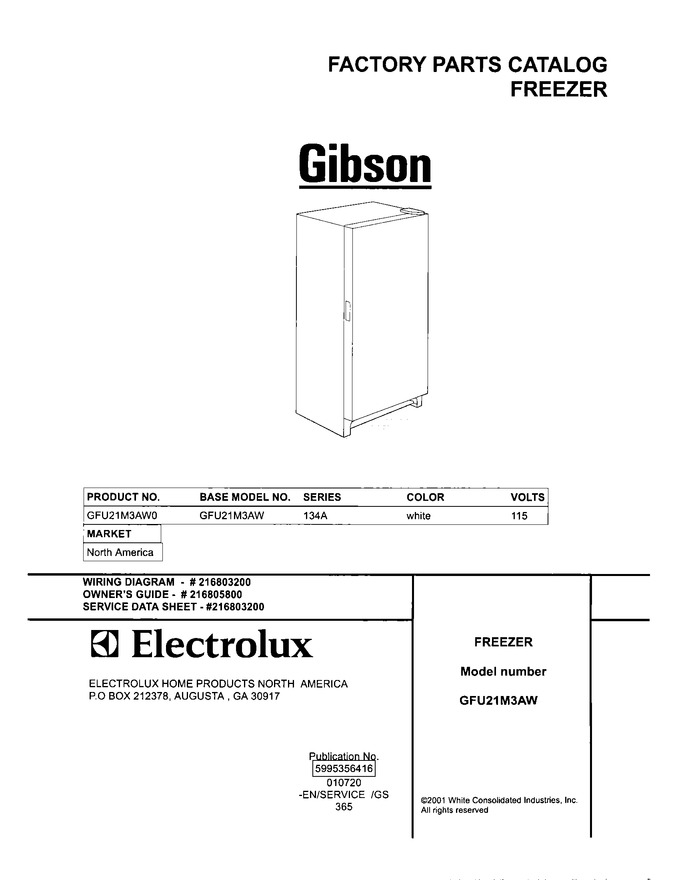 Diagram for GFU21M3AW0