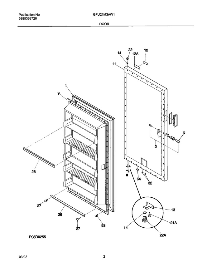 Diagram for GFU21M3AW1