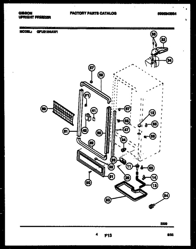 Diagram for GFU21M4AW1