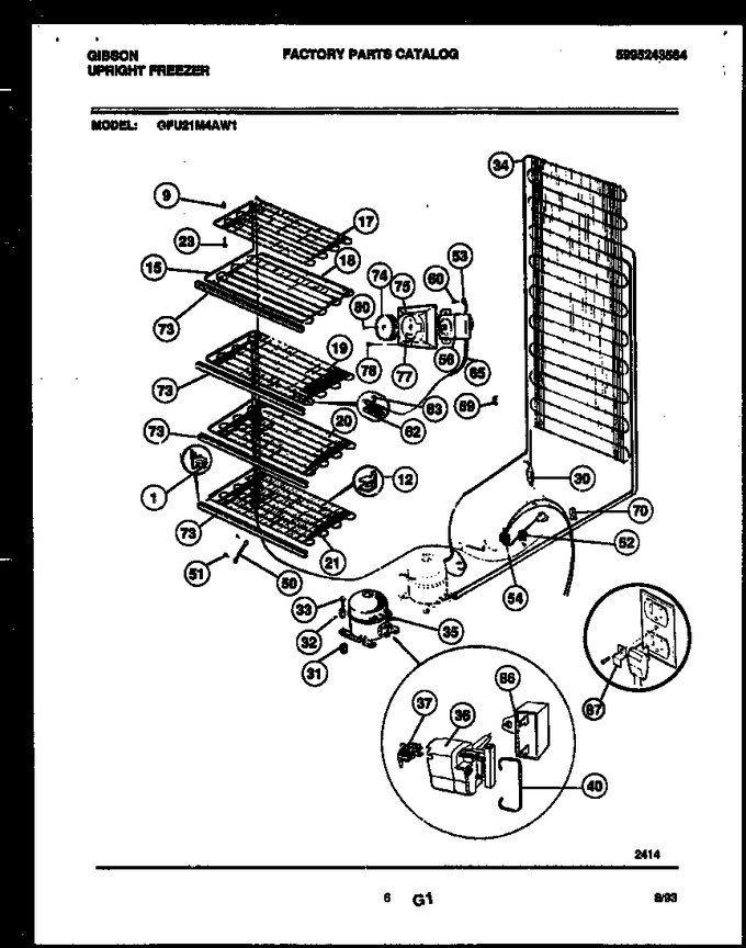 Diagram for GFU21M4AW1