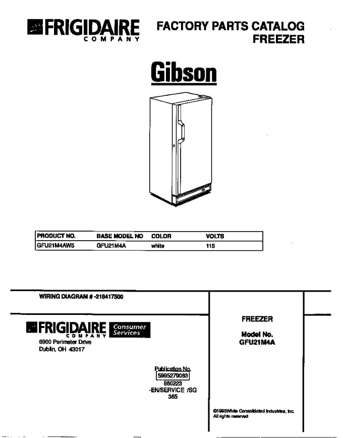 Diagram for GFU21M4AW5