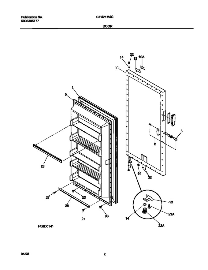 Diagram for GFU21M4GW0