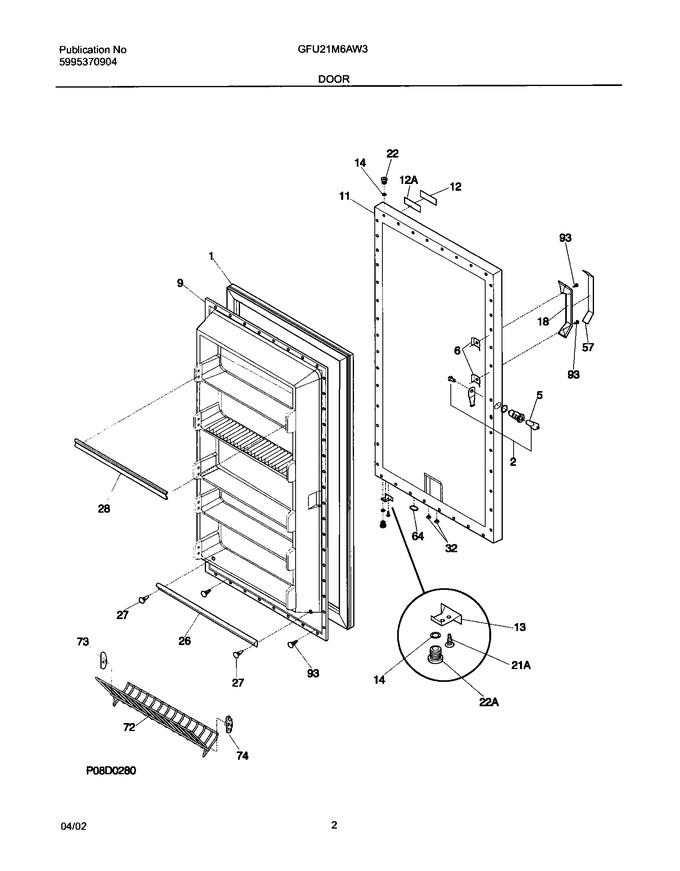 Diagram for GFU21M6AW3