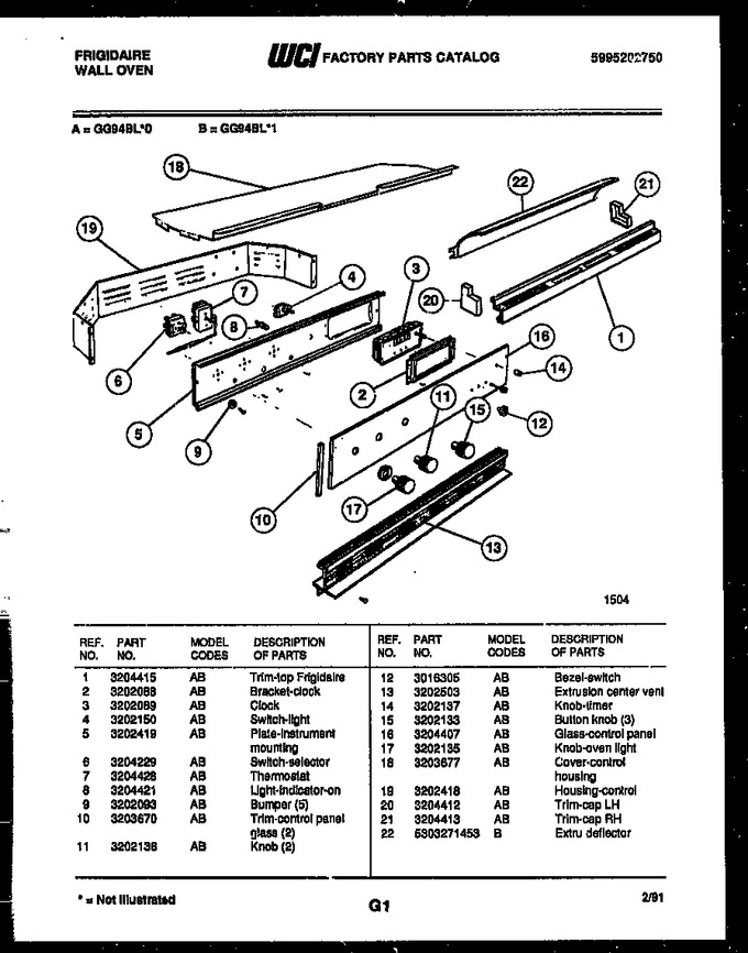 Diagram for GG94BLW1