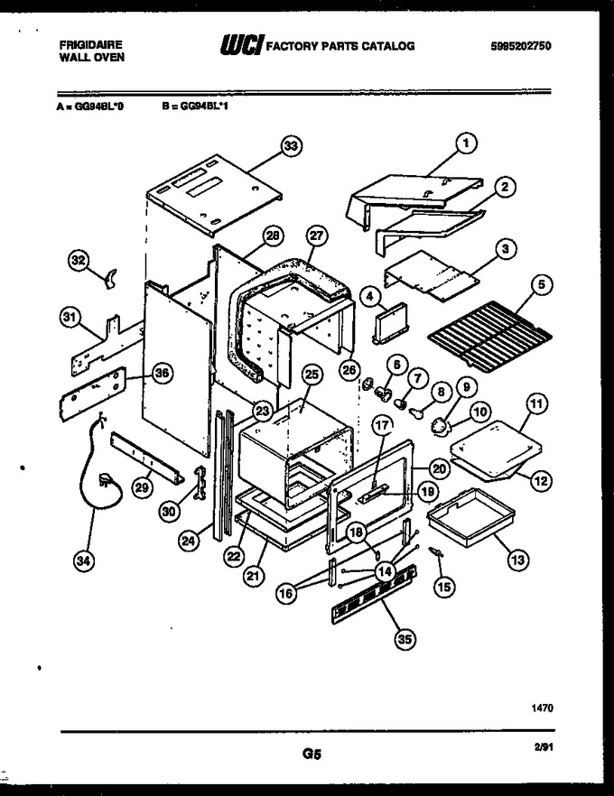 Diagram for GG94BLW0