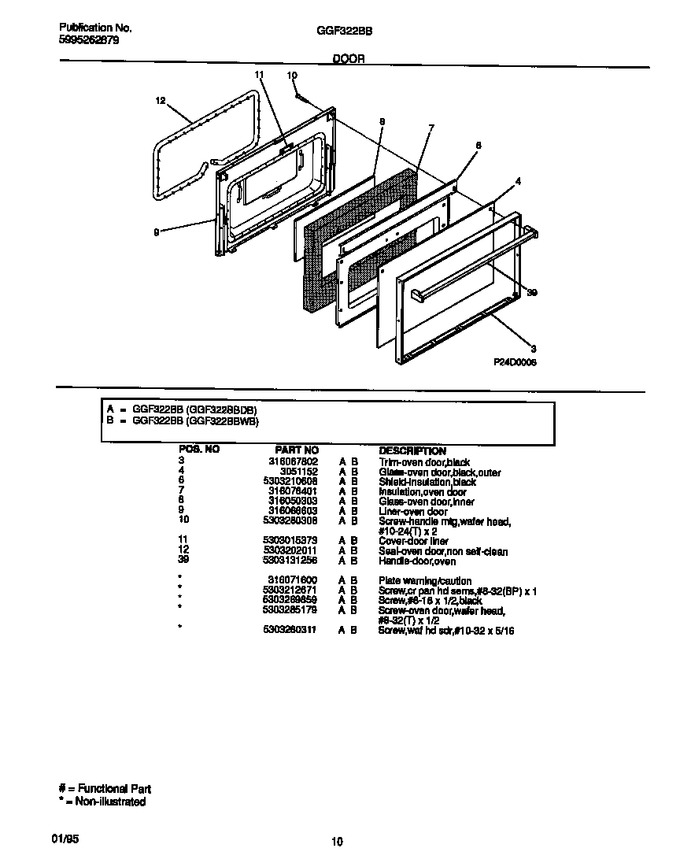 Diagram for GGF322BBWB