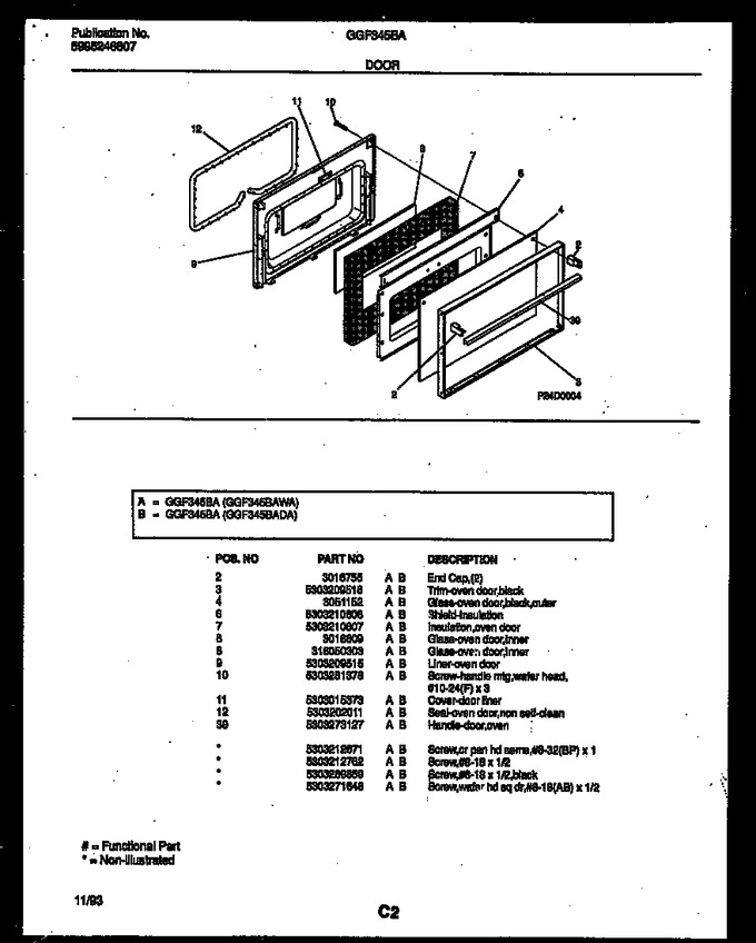 Diagram for GGF345BADA