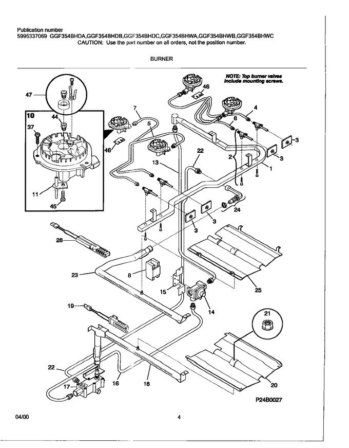 Diagram for GGF354BHWC