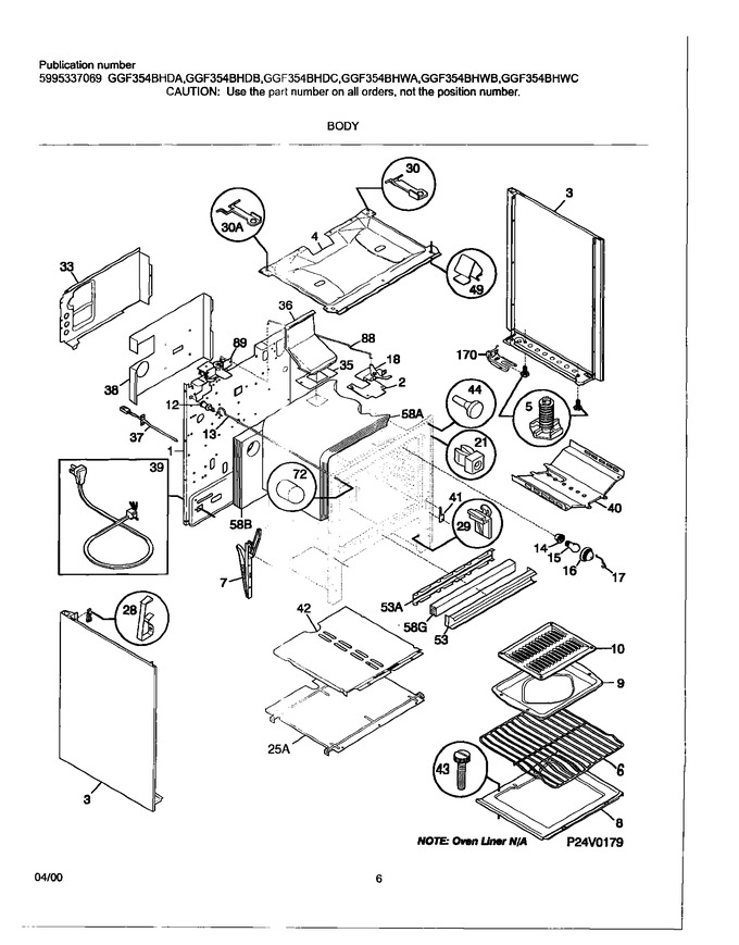 Diagram for GGF354BHDA