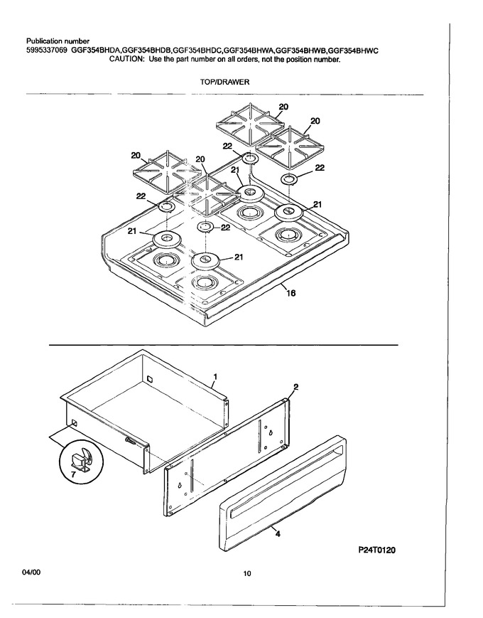 Diagram for GGF354BHDA