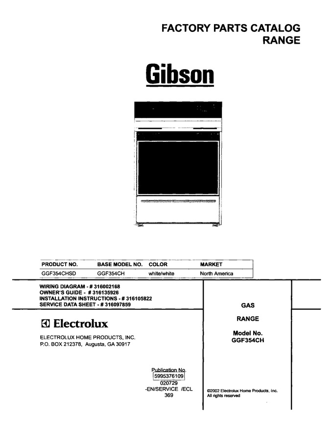 Diagram for GGF354CHSD