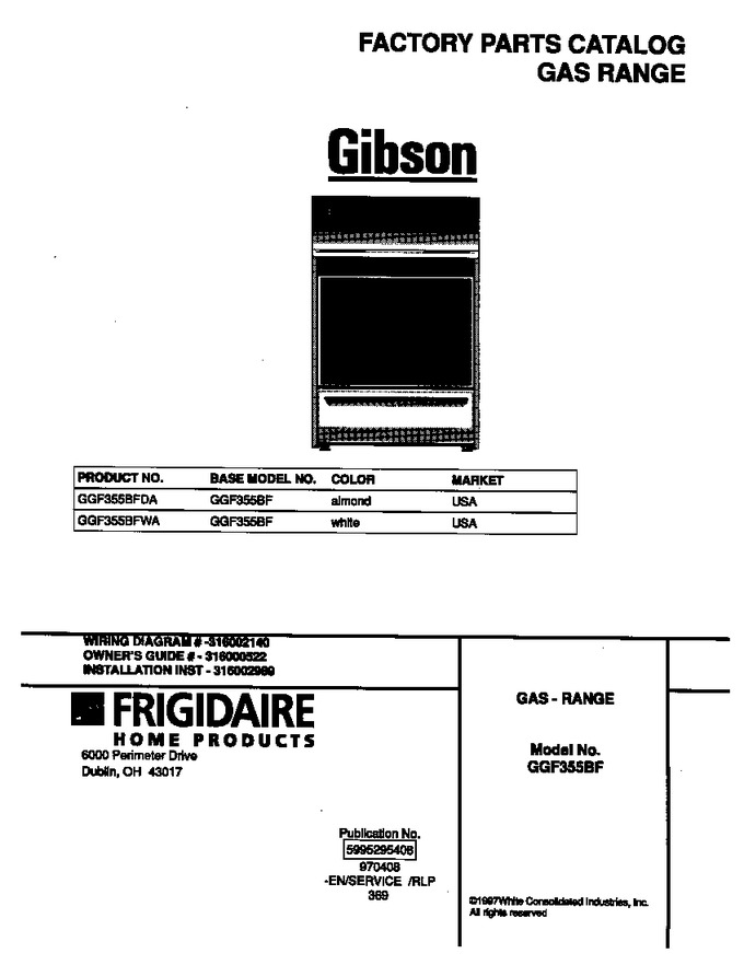 Diagram for GGF355BFWA