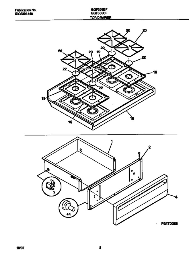 Diagram for GGF355BFWB