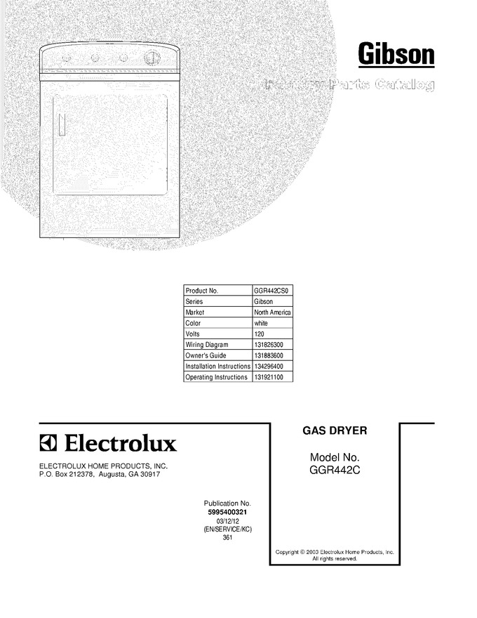 Diagram for GGR442CS0