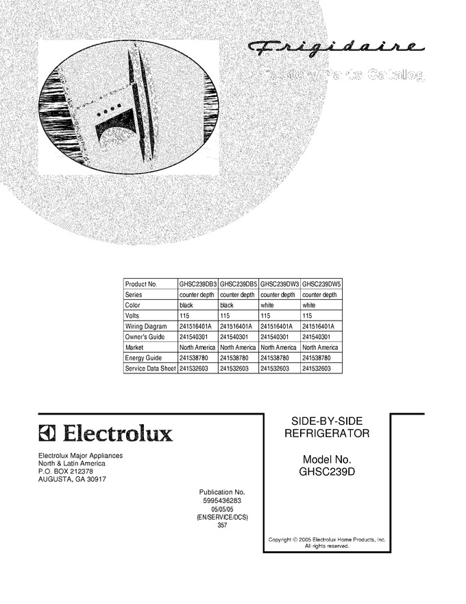 Diagram for GHSC239DB5