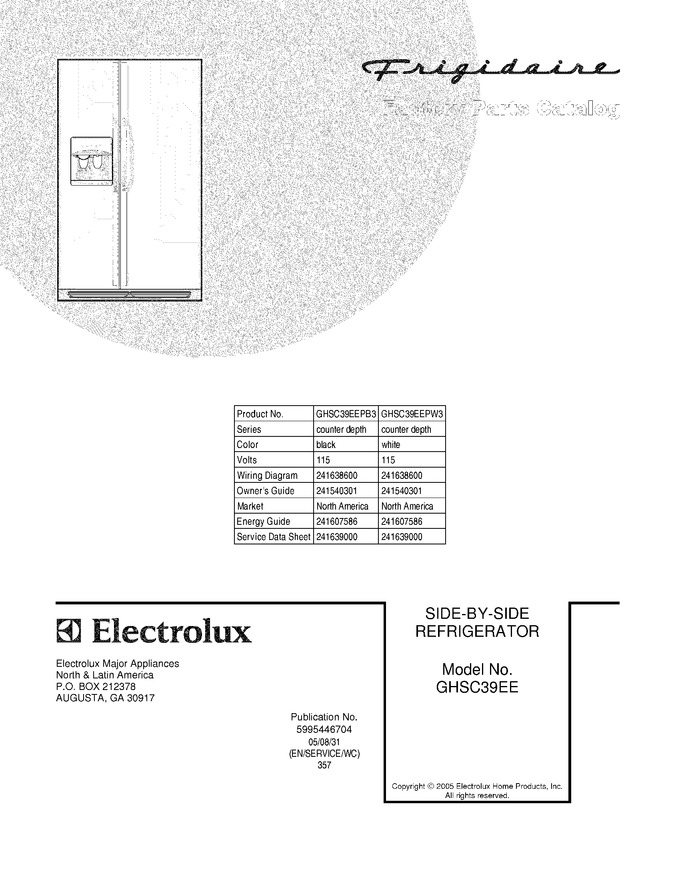 Diagram for GHSC39EEPB3