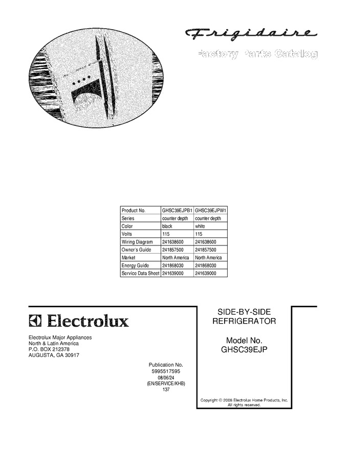 Diagram for GHSC39EJPW1