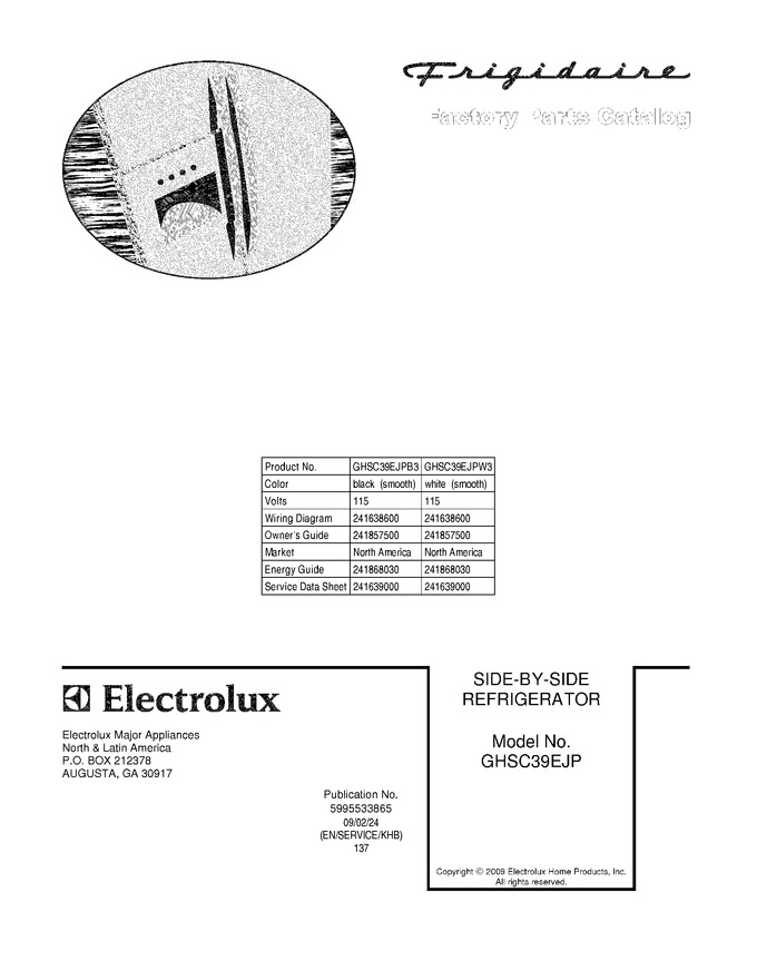 Diagram for GHSC39EJPW3