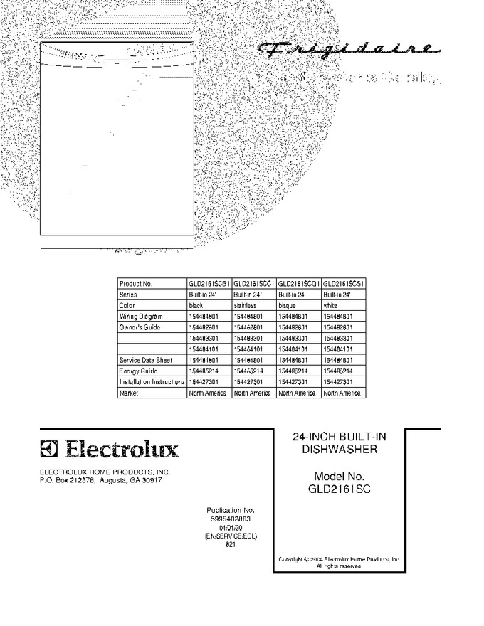 Diagram for GLD2161SCC1