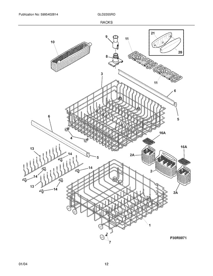 Diagram for GLD2355RDB0