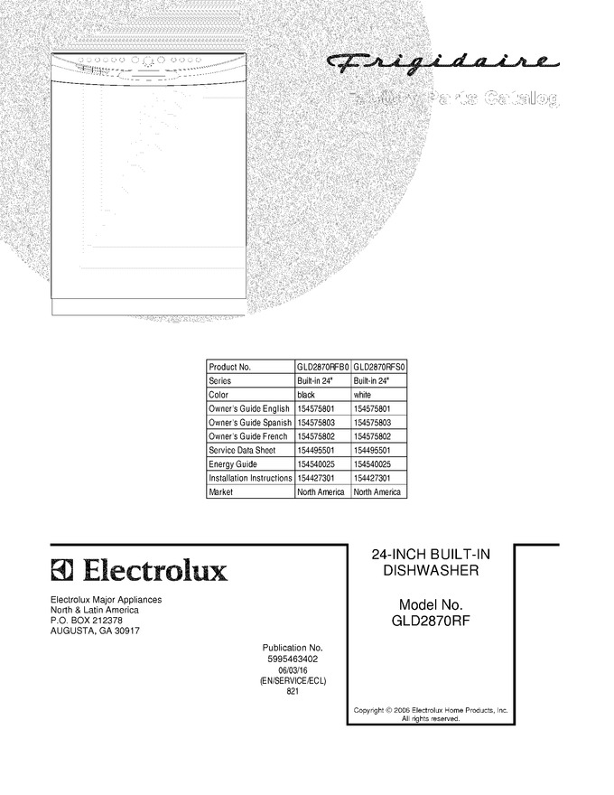 Diagram for GLD2870RFB0