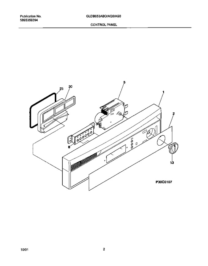Diagram for GLDB653AS0