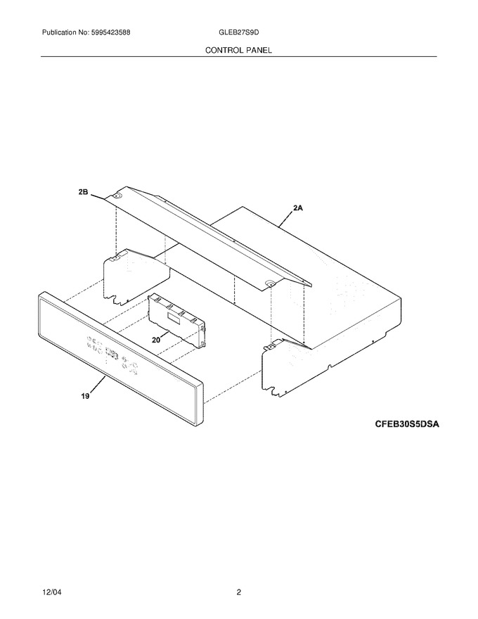 Diagram for GLEB27S9DBA