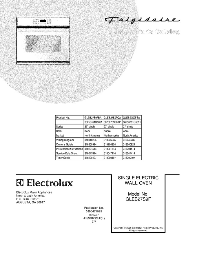 Diagram for GLEB27S9FBA