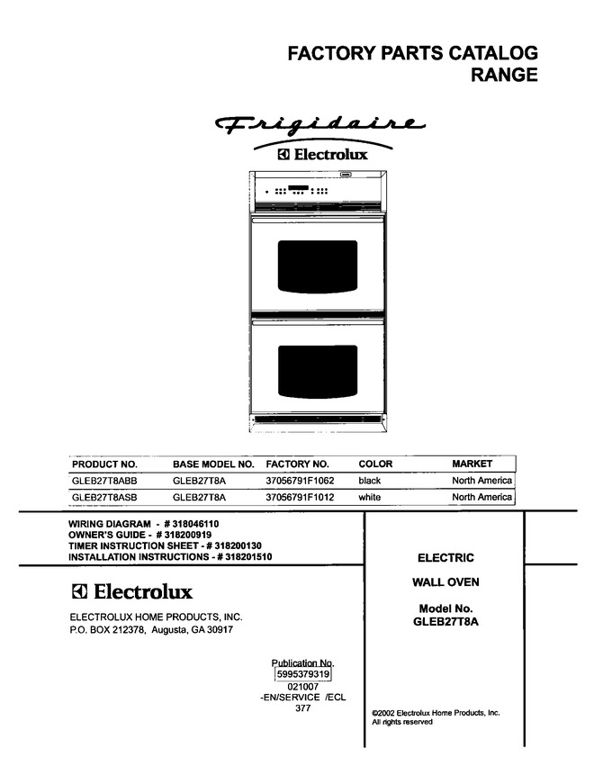 Diagram for GLEB27T8ASB