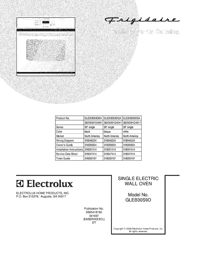 Diagram for GLEB30S9DBA