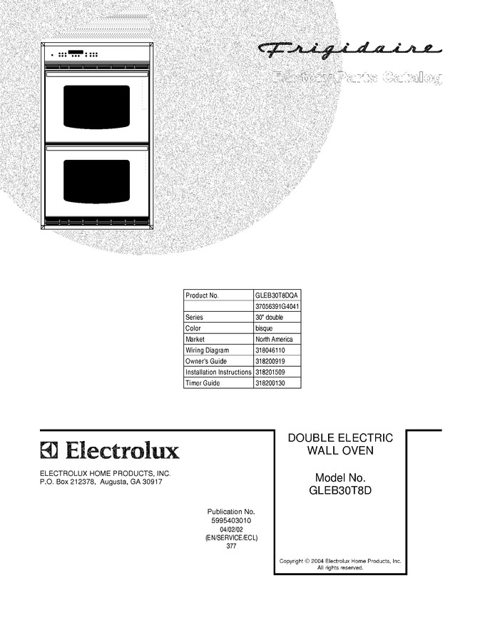 Diagram for GLEB30T8DQA