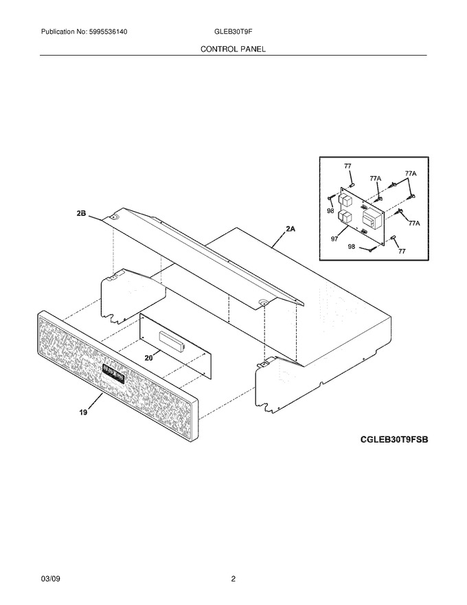 Diagram for GLEB30T9FSC