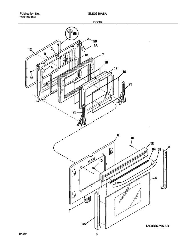 Diagram for GLED388ASA