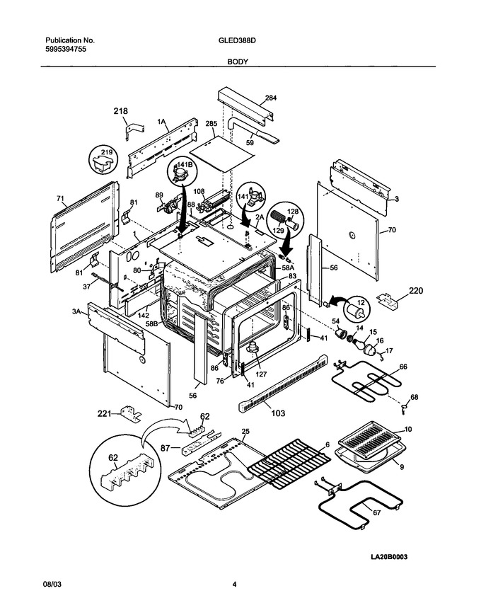 Diagram for GLED388DQA