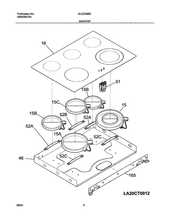 Diagram for GLED388DQA