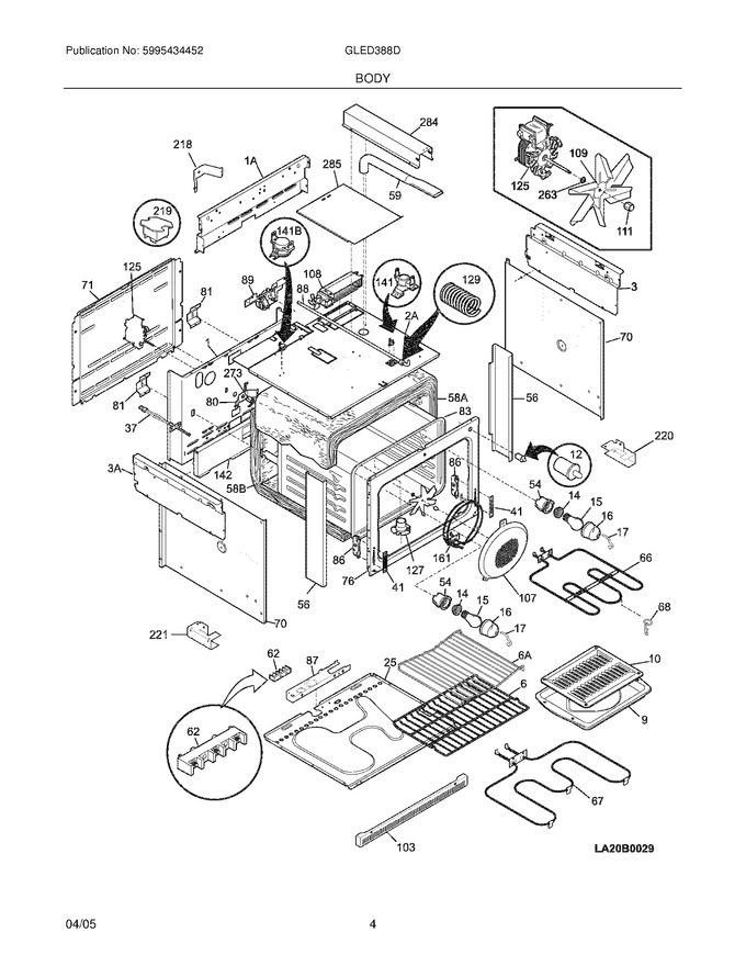Diagram for GLED388DQB