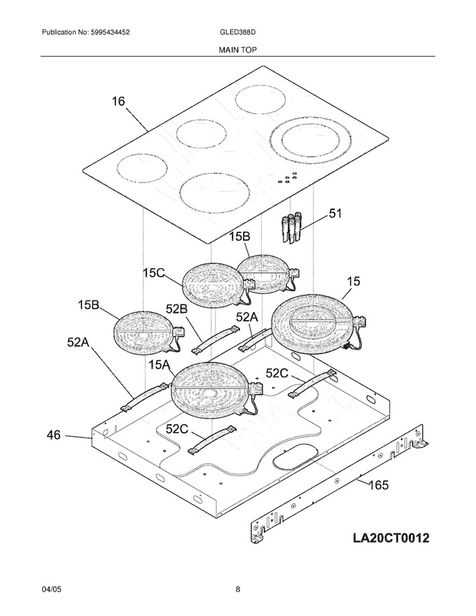 Diagram for GLED388DBB